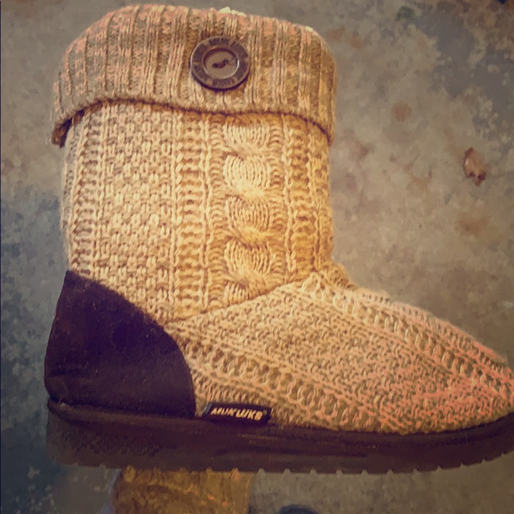 Muk Luk sweater boots